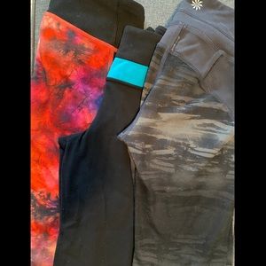 BUNDLE women’s crop leggings - LULULEMON, Athleta
